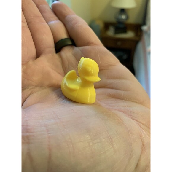 3D Printed Valve Stem Cap Cover Duck Ducky Jeep Set of 5 Yellow PLA Funny Gift - Picture 2 of 6